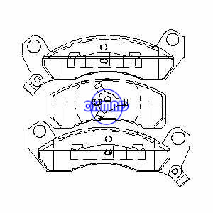 FORD USA MUSTANG Convertible Coupe Country Crown Victoria LTD LINCOLN Continental Mark Town MERCURY Grand Brake pad FMSI:7379A-D431 7501A-D499 7082A-D199 7082B-D200 7082B-D431 7082C-D199 7378A-D200 7501B-D199 OEM:F3AZ-2001-B FDB1231, F200